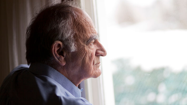 Lonely old man